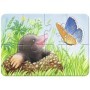 Primul meu puzzle animale din padure 2/4/6/8 piese